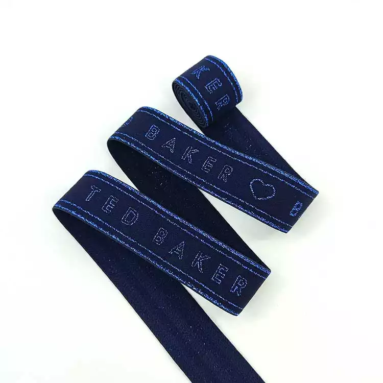 GEB241 Narrow Stretch Lace Trim, Christmas Elastic Ribbon, Decorative Elastic Ribbon; Hats, Garments