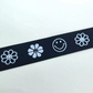 GEB183 Jacquard Elastic Webbing, Black Elastic Tape, Elastic Band; Clothes