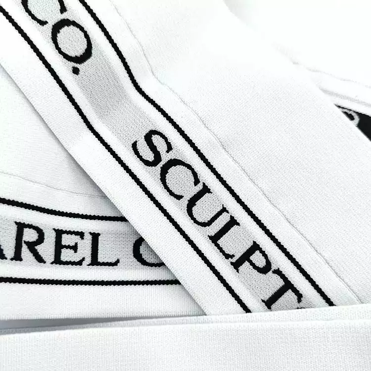 GEB038 Jacquard elastic band tactical custom fancy elastic band for garment trim clothing accessories