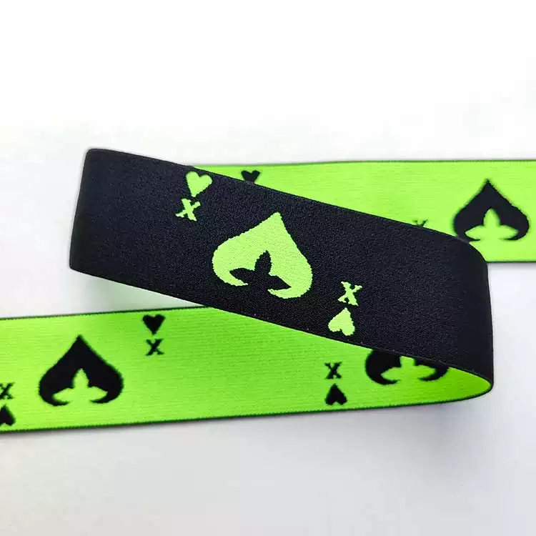 GEB091 High Elasticity Band, Polyester Elastic Band, Crochet Elastic Webbing; Sports Wear