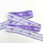 FZ-125 Purple Little Bear Letters Jacquard Garments Elastic Band