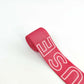 FZ-128 Red Stroke Letters Garments Elastic Band