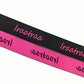 FZ-134 Black Pink Letters Elastic Band