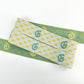 FZ-135 White Green LOGO Jacquard Garments Elasitc Band