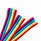 FZ-141 Rainbow Pattern Colored Jacquard Garments Elastic Band